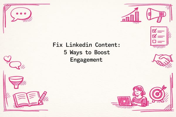 Fix LinkedIn Content: 5 Ways to Boost Engagement